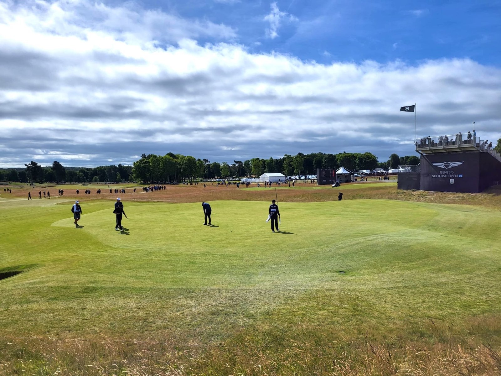 Golfers at The Genesis Scottish Open
