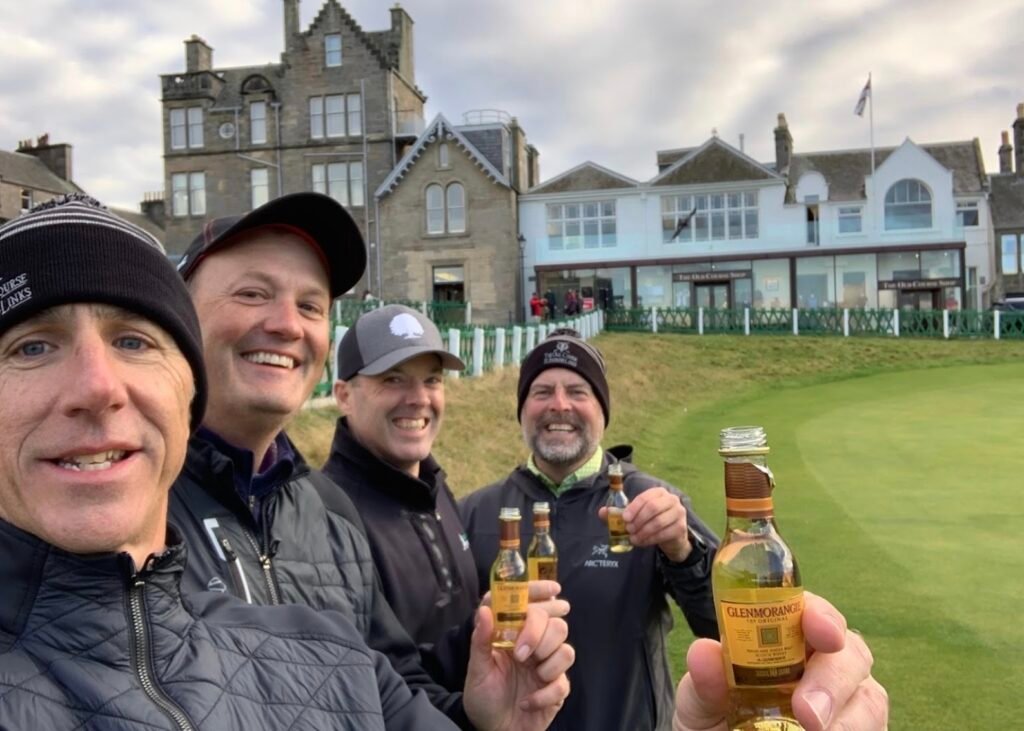 Dram on The Old Course